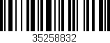 Código de barras (EAN, GTIN, SKU, ISBN): '35258832'