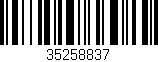 Código de barras (EAN, GTIN, SKU, ISBN): '35258837'