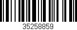 Código de barras (EAN, GTIN, SKU, ISBN): '35258859'