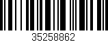 Código de barras (EAN, GTIN, SKU, ISBN): '35258862'