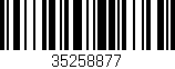 Código de barras (EAN, GTIN, SKU, ISBN): '35258877'