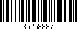 Código de barras (EAN, GTIN, SKU, ISBN): '35258887'