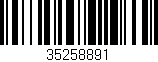 Código de barras (EAN, GTIN, SKU, ISBN): '35258891'