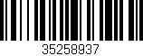 Código de barras (EAN, GTIN, SKU, ISBN): '35258937'