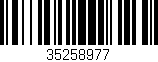 Código de barras (EAN, GTIN, SKU, ISBN): '35258977'