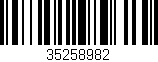 Código de barras (EAN, GTIN, SKU, ISBN): '35258982'
