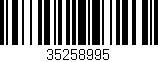 Código de barras (EAN, GTIN, SKU, ISBN): '35258995'