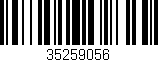 Código de barras (EAN, GTIN, SKU, ISBN): '35259056'