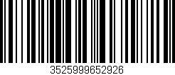Código de barras (EAN, GTIN, SKU, ISBN): '3525999652926'