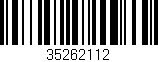 Código de barras (EAN, GTIN, SKU, ISBN): '35262112'