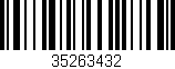 Código de barras (EAN, GTIN, SKU, ISBN): '35263432'