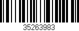Código de barras (EAN, GTIN, SKU, ISBN): '35263983'