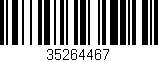 Código de barras (EAN, GTIN, SKU, ISBN): '35264467'