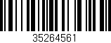 Código de barras (EAN, GTIN, SKU, ISBN): '35264561'