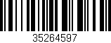 Código de barras (EAN, GTIN, SKU, ISBN): '35264597'