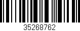 Código de barras (EAN, GTIN, SKU, ISBN): '35268762'