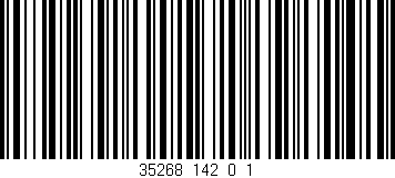 Código de barras (EAN, GTIN, SKU, ISBN): '35268_142_0_1'
