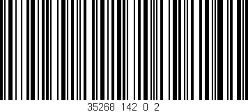 Código de barras (EAN, GTIN, SKU, ISBN): '35268_142_0_2'