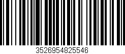 Código de barras (EAN, GTIN, SKU, ISBN): '3526954825546'