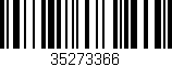 Código de barras (EAN, GTIN, SKU, ISBN): '35273366'