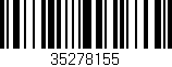 Código de barras (EAN, GTIN, SKU, ISBN): '35278155'