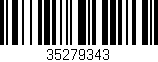 Código de barras (EAN, GTIN, SKU, ISBN): '35279343'
