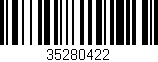 Código de barras (EAN, GTIN, SKU, ISBN): '35280422'