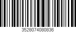 Código de barras (EAN, GTIN, SKU, ISBN): '3528074080836'