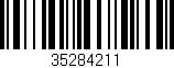 Código de barras (EAN, GTIN, SKU, ISBN): '35284211'