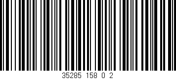 Código de barras (EAN, GTIN, SKU, ISBN): '35285_158_0_2'