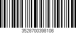 Código de barras (EAN, GTIN, SKU, ISBN): '3528700398106'