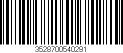Código de barras (EAN, GTIN, SKU, ISBN): '3528700540291'