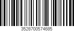 Código de barras (EAN, GTIN, SKU, ISBN): '3528700574685'