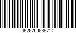 Código de barras (EAN, GTIN, SKU, ISBN): '3528700865714'