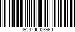 Código de barras (EAN, GTIN, SKU, ISBN): '3528700926569'