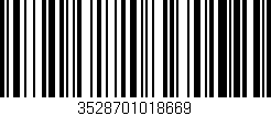 Código de barras (EAN, GTIN, SKU, ISBN): '3528701018669'