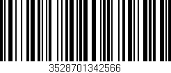 Código de barras (EAN, GTIN, SKU, ISBN): '3528701342566'