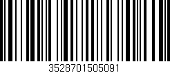 Código de barras (EAN, GTIN, SKU, ISBN): '3528701505091'