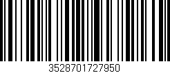 Código de barras (EAN, GTIN, SKU, ISBN): '3528701727950'
