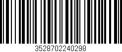Código de barras (EAN, GTIN, SKU, ISBN): '3528702240298'