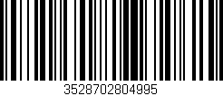 Código de barras (EAN, GTIN, SKU, ISBN): '3528702804995'