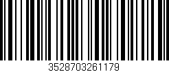 Código de barras (EAN, GTIN, SKU, ISBN): '3528703261179'
