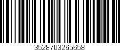 Código de barras (EAN, GTIN, SKU, ISBN): '3528703265658'