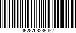 Código de barras (EAN, GTIN, SKU, ISBN): '3528703335092'