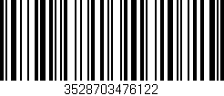 Código de barras (EAN, GTIN, SKU, ISBN): '3528703476122'