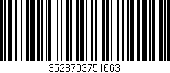 Código de barras (EAN, GTIN, SKU, ISBN): '3528703751663'