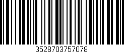Código de barras (EAN, GTIN, SKU, ISBN): '3528703757078'