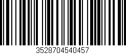 Código de barras (EAN, GTIN, SKU, ISBN): '3528704540457'