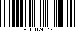 Código de barras (EAN, GTIN, SKU, ISBN): '3528704740024'