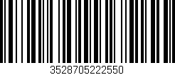 Código de barras (EAN, GTIN, SKU, ISBN): '3528705222550'